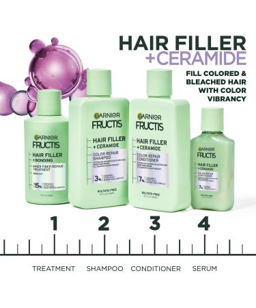 Garnier Fructis Hair Filler Color Repair Shampoo 10.1 oz - Transform Your Style with the Best Innovation Today! - Buy Online on GoSupps.com