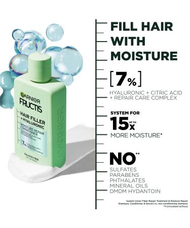 Discover Garnier Fructis Hair Filler Moisture Repair Conditioner 10.1 oz - Elevate Your Style Instantly! - Buy Online on GoSupps.com