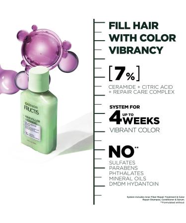 Garnier Fructis Hair Filler Color Repair Serum 3.8 oz - Transform Your Style with the Best Innovation Today! - Buy Online on GoSupps.com
