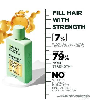 Discover Garnier Fructis Hair Filler Strength Repair Conditioner 10.1 oz - Elevate Your Style Instantly! - Buy Online on GoSupps.com