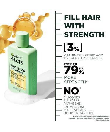 Discover Garnier Fructis Hair Filler Strength Repair Shampoo 10.1 oz - Elevate Your Style Instantly! - Buy Online on GoSupps.com