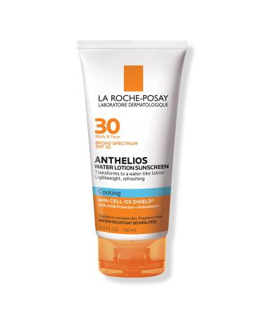 La Roche-Posay Anthelios SPF 30 Cooling Water Lotion Sunscreen 5.0 oz