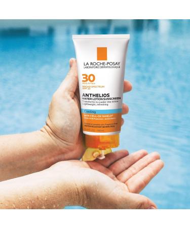 Discover La Roche-Posay Anthelios SPF 30 Cooling Water Lotion Sunscreen 5.0 oz - Elevate Your Style Instantly! - Buy Online on GoSupps.com