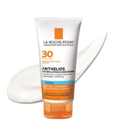 Discover La Roche-Posay Anthelios SPF 30 Cooling Water Lotion Sunscreen 5.0 oz - Elevate Your Style Instantly! - Buy Online on GoSupps.com