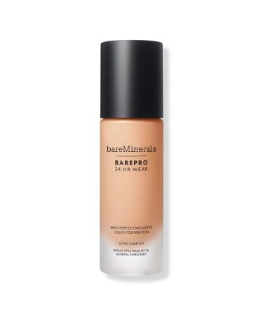 bareMinerals BAREPRO 24HR Wear Skin-Perfecting Matte Liquid Foundation Mineral SPF 20 Light 21 Warm 1.0 oz