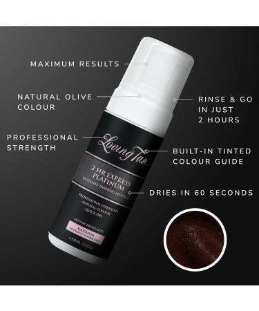 Loving Tan Platinum 2 HR Express Self Tanning Mousse 3.3 oz - Transform Your Style with the Best Innovation Today! - Buy Online on GoSupps.com
