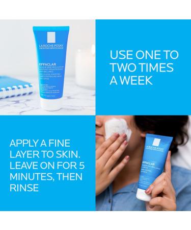 Discover La Roche-Posay Effaclar Clarifying Clay Face Mask for Oily Skin 3.38 oz - Elevate Your Style Instantly! - Buy Online on GoSupps.com