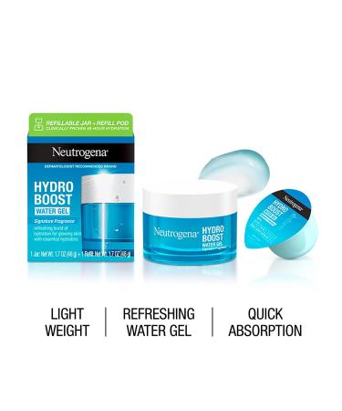 Discover Neutrogena Hydro Boost Water Gel, Refillable Jar + Refill Pod 1.7 oz - Elevate Your Style Instantly! - Buy Online on GoSupps.com