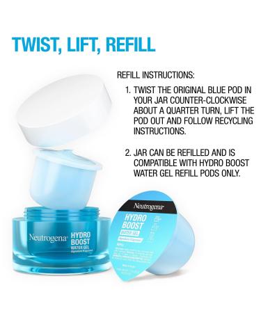 Discover Neutrogena Hydro Boost Water Gel, Refillable Jar + Refill Pod 1.7 oz - Elevate Your Style Instantly! - Buy Online on GoSupps.com