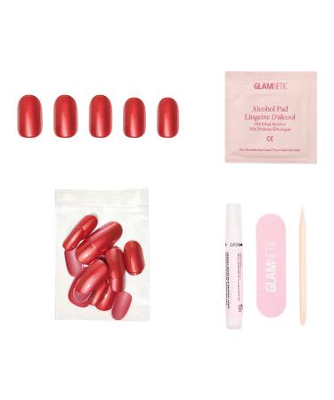 Discover Glamnetic Cherry Glaze Press-On Nails - Elevate Your Style Instantly! - Buy Online on GoSupps.com