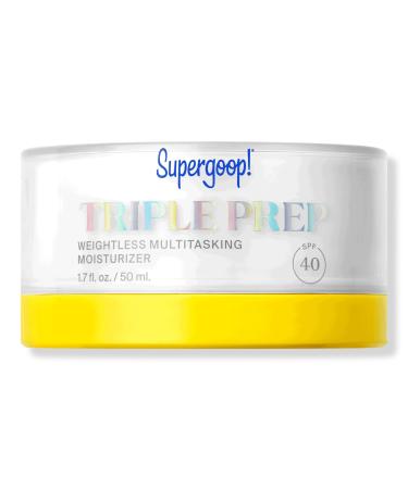 Supergoop! Triple Prep Weightless Multitasking Moisturizer SPF 40 Face Sunscreen 1.7 oz