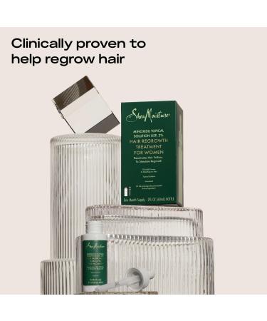 SheaMoisture Minoxidil Topical Solution USP, 2% Hair Regrowth Treatment for Women 2.0 oz - Transform Your Style with the Best Innovation Today! - Buy Online on GoSupps.com