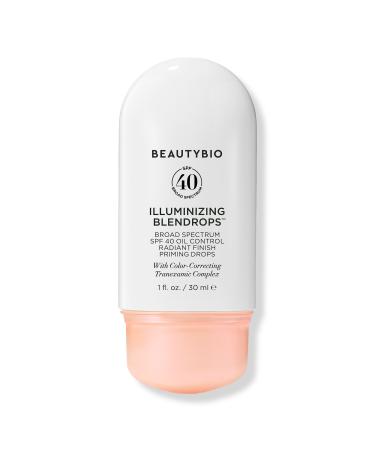 BeautyBio Illuminizing Blendrops SPF 40 Priming Drops 1.0 oz