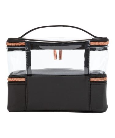Discover Tartan + Twine Basics Black Double-Zip Train Case - Elevate Your Style Instantly! - Buy Online on GoSupps.com