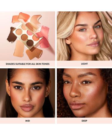 Discover ICONIC LONDON Multi-Use Blush, Bronze, and Highlight Cream Palette - Elevate Your Style Instantly! - Buy Online on GoSupps.com