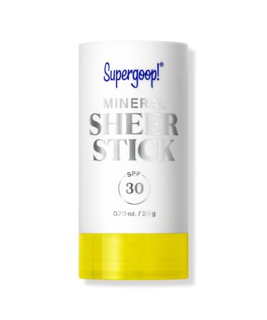 Supergoop! Mineral Sheer Stick SPF 30 Mineral Sunscreen 0.7 oz
