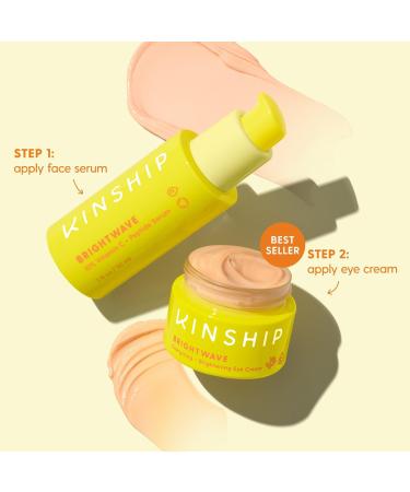 Kinship Brightwave Vitamin C Face Serum & Eye Cream Duo - Transform Your Style with the Best Innovation Today! - Buy Online on GoSupps.com