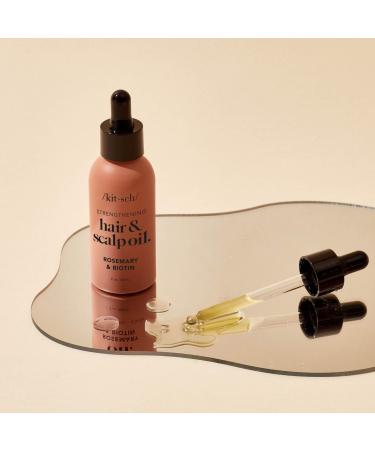Discover Kitsch Rosemary Scalp & Hair Strengthening Oil - Elevate Your Style Instantly! - Buy Online on GoSupps.com