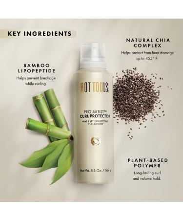 Hot Tools Pro Artist Curl Protector Heat & Style Protecting Curl Mousse 5.8 oz - Transform Your Style with the Best Innovation Today! - Buy Online on GoSupps.com