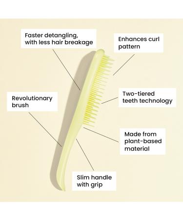 Discover Tangle Teezer Plant Brush for Naturally Curly Hair - Elevate Your Style Instantly! - Buy Online on GoSupps.com