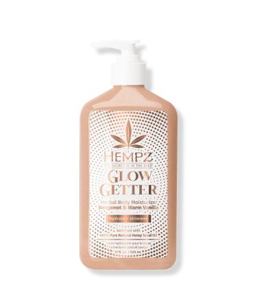 Hempz Glow Getter Herbal Body Moisturizer with Shimmer 17 oz