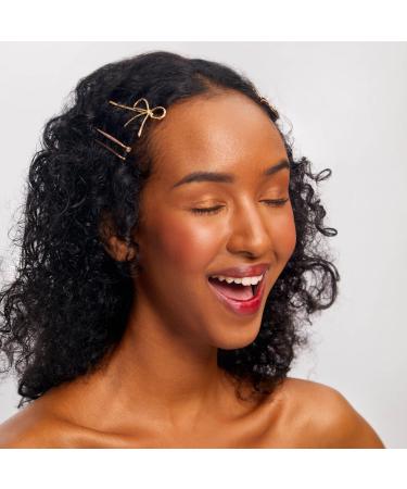 Discover Kitsch Metal Enamel Puffy & Bow Bobby Pins 8 ct - Elevate Your Style Instantly! - Buy Online on GoSupps.com