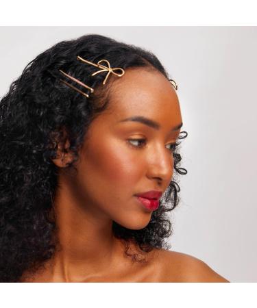 Discover Kitsch Metal Enamel Puffy & Bow Bobby Pins 8 ct - Elevate Your Style Instantly! - Buy Online on GoSupps.com