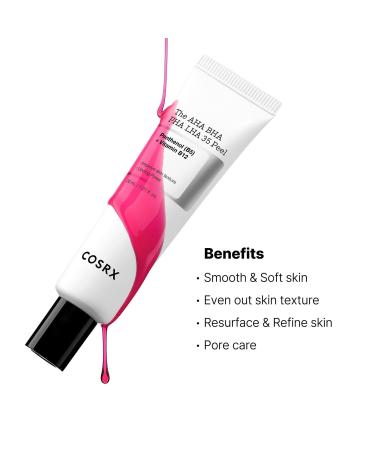 COSRX The AHA BHA PHA LHA 35 Peel with Vitamins B5 & B12 1.01 oz - Transform Your Style with the Best Innovation Today! - Buy Online on GoSupps.com