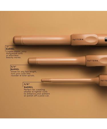 Discover PATTERN The 3-in-1 Interchangeable Curling Iron - Elevate Your Style Instantly! - Buy Online on GoSupps.com