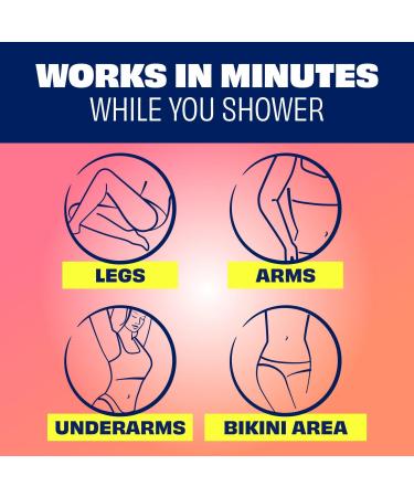 Nair Shower Cream Hair Remover with Moroccan Argan Oil 12.0 oz - Transform Your Style with the Best Innovation Today! - Buy Online on GoSupps.com