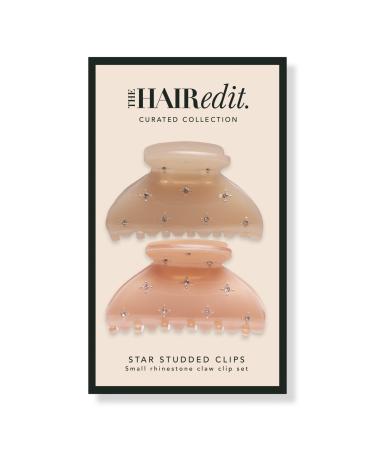 The Hair Edit Star Studded Rhinestone Claw Clip Set