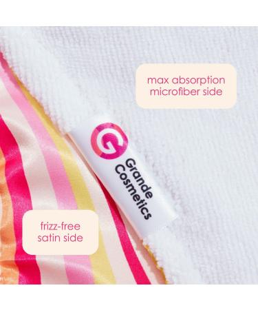 Grande Cosmetics GrandeHAIR Satin and Microfiber Towel 1 ct - Discover Premium Quality Shop now! - Buy Online on GoSupps.com