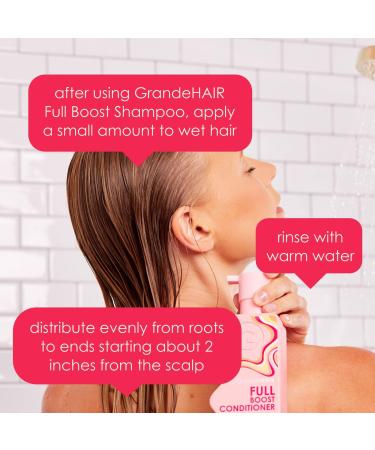 Discover Grande Cosmetics GrandeHAIR Full Boost Conditioner 8.12 oz - Elevate Your Style Instantly! - Buy Online on GoSupps.com