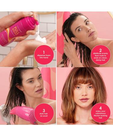 Discover Grande Cosmetics GrandeHAIR Full Boost Volumizing Foam 5.07 oz - Elevate Your Style Instantly! - Buy Online on GoSupps.com