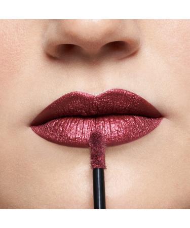 KVD Beauty Metallic Everlasting Hyperlight Vegan Transfer-Proof Liquid Lipstick Queen of Poisons (chestnut rose with fiery shimmer) - Transform Your Style with the Best Innovation Today! - Buy Online on GoSupps.com