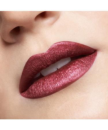 KVD Beauty Metallic Everlasting Hyperlight Vegan Transfer-Proof Liquid Lipstick Queen of Poisons (chestnut rose with fiery shimmer) - Transform Your Style with the Best Innovation Today! - Buy Online on GoSupps.com