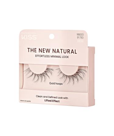 Kiss The New Natural Glue-On Lashes, Gold Hoops 1 pair - Transform Your Style with the Best Innovation Today! - Buy Online on GoSupps.com