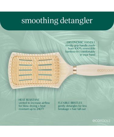 EcoTools Smoothing Detangler Paddle Hairbrush - Transform Your Style with the Best Innovation Today! - Buy Online on GoSupps.com