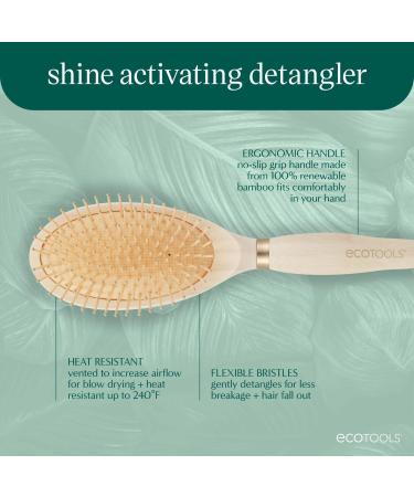 Discover EcoTools Shine Activating Detangler Hairbrush - Elevate Your Style Instantly! - Buy Online on GoSupps.com