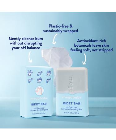 Discover megababe Bidet Bar pH Balanced Feminine Cleansing Bar 3.5 oz - Elevate Your Style Instantly! - Buy Online on GoSupps.com