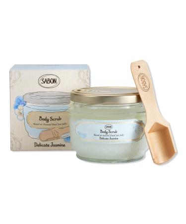 SABON Delicate Jasmine Dead Sea Salt Exfoliating Body Scrub 11.3 oz