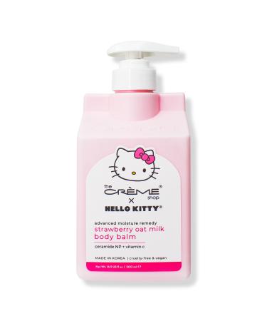 The Crème Shop Hello Kitty Moisture Remedy Body Balm - Strawberry Oat Milk 16.9 oz
