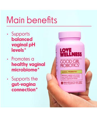 Discover Love Wellness Good Girl Probiotics: Vaginal Probiotic 30 ct - Elevate Your Style Instantly! - Buy Online on GoSupps.com