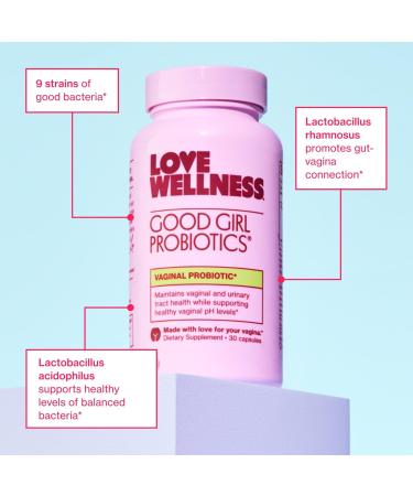 Discover Love Wellness Good Girl Probiotics: Vaginal Probiotic 30 ct - Elevate Your Style Instantly! - Buy Online on GoSupps.com