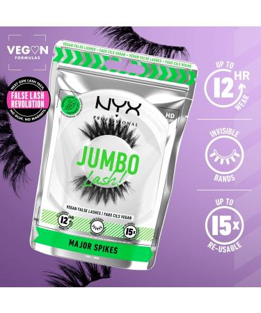 NYX Professional Makeup Jumbo Lash Volumizing False Lash - Major Spikes 1 ct - Transform Your Style with the Best Innovation Today! - Buy Online on GoSupps.com