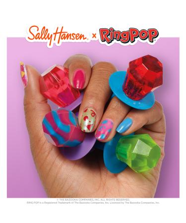 Discover Sally Hansen Insta-Dri x Ring Pop Nail Polish Collection Bling Pop (pink polish with subtle blue shimmer) - Elevate Your Style Instantly! - Buy Online on GoSupps.com