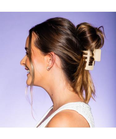 Discover GIMME beauty Thick Hair Double Teeth Rectangle Claw Clip - Elevate Your Style Instantly! - Buy Online on GoSupps.com