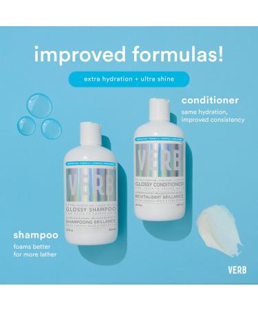 Verb Moisturizing Glossy Conditioner for Dry, Dull Hair 12.0 oz - Transform Your Style with the Best Innovation Today! - Buy Online on GoSupps.com