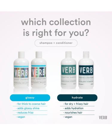 Verb Moisturizing Glossy Conditioner for Dry, Dull Hair 12.0 oz - Transform Your Style with the Best Innovation Today! - Buy Online on GoSupps.com