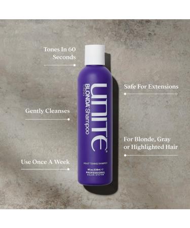 Discover UNITE Hair BLONDA Toning Shampoo 8.0 oz - Elevate Your Style Instantly! - Buy Online on GoSupps.com